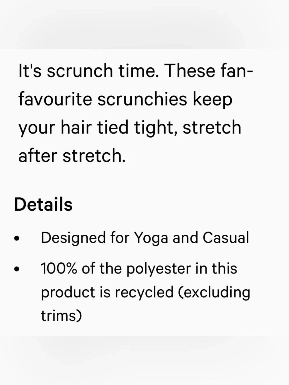 Lululemon Uplifting Scrunchies Satin 3 Pack Candy Cloud/Blissful Pink/Light Ivor